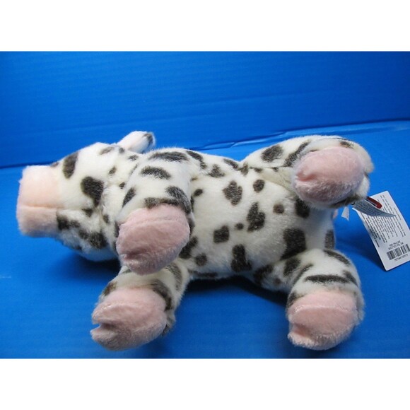 Douglas Pauline Spotted Pig Plush 10" Small White Gray Spots w/Tag 1890 - Picture 7 of 9